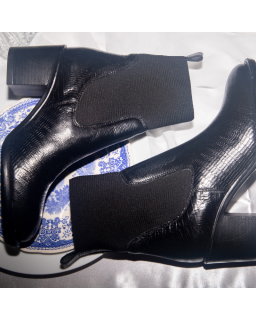 Boots Evalou effet lézard – Élégance & confort | Reqins