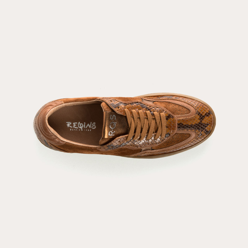 Baskets Athena Mix Python Female - Sneakers Trend | Reqins