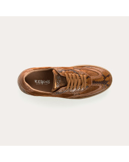 Baskets Athena Mix Python Female - Sneakers Trend | Reqins