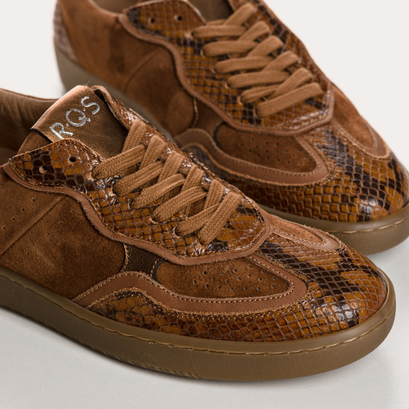 Baskets Athena Mix Python femme – Sneakers tendance | Reqins