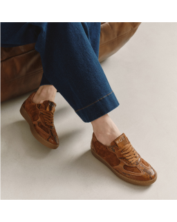 Baskets Athena Mix Python Female - Sneakers Trend | Reqins