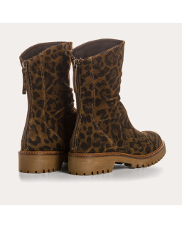 Boots femme en cuir velours – Modèle Dunk | Reqins