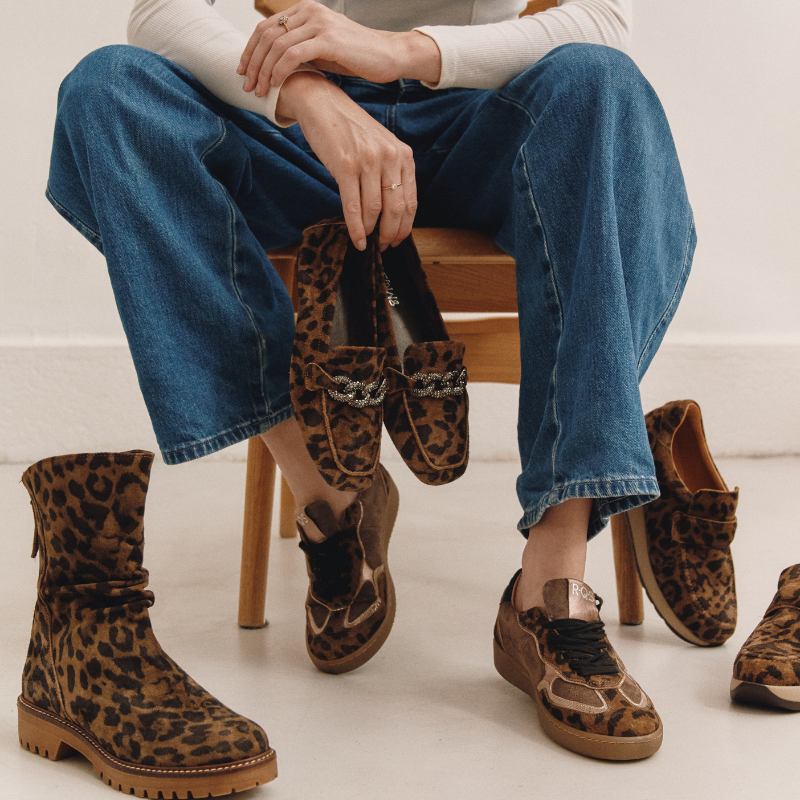 Velvet leather woman boots - dunk model | Reqins