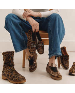 Boots femme en cuir velours – Modèle Dunk | Reqins