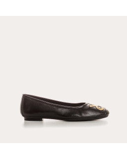 Ballerines Hopa cuir doré | Reqins