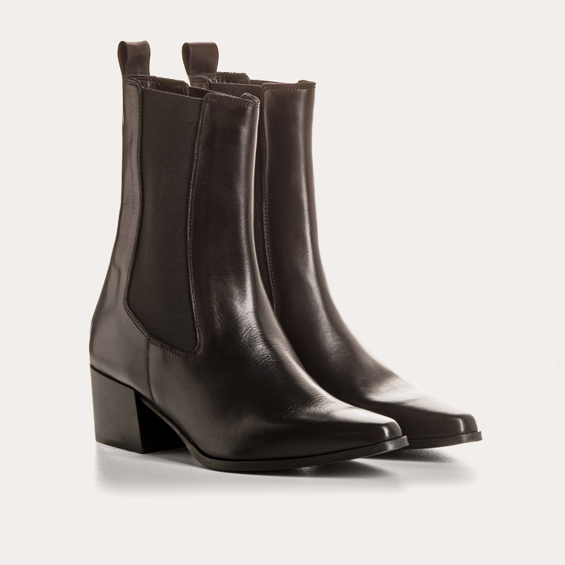 Boots Lausanne en cuir | Élégance moderne | Reqins