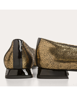 Ballerines Thea crack vernis | Élégance brillante & chic | Reqins