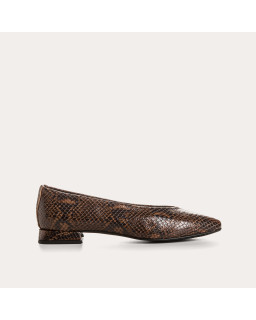 Ballerines Thea python – Chic sauvage & confort | Reqins