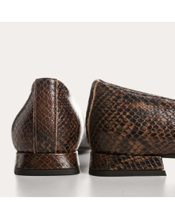 Ballerines Thea python – Chic sauvage & confort | Reqins