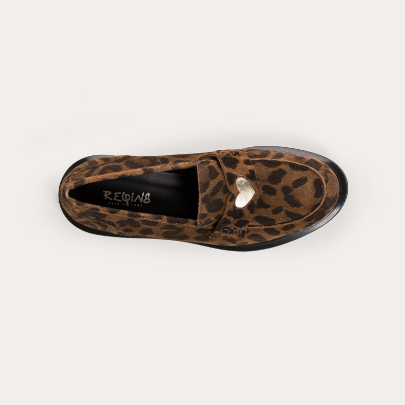 Mocassins Jack en cuir velours Serval - Reqins