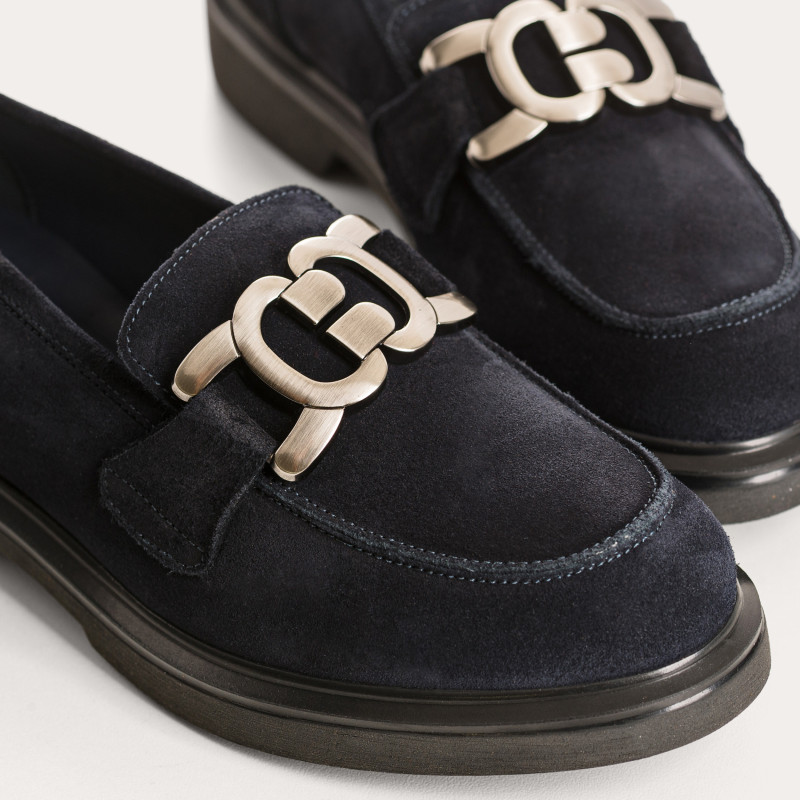 Mocassins Janet en cuir velours oilé camel | Chic & confort – Reqins