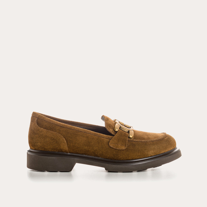 Janet leather janet moccasins Oiled Camel | Chic & Comfort - Reqins