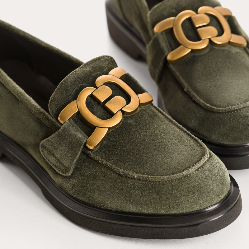 Mocassins Janet en cuir velours oilé camel | Chic & confort – Reqins