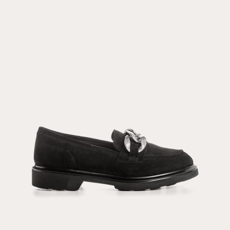 Jaliana leather moccasins Oil - Elegance & Comfort | Reqins