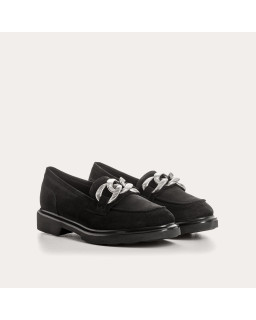 Mocassins Jaliana en cuir velours oil – Élégance & confort | Reqins