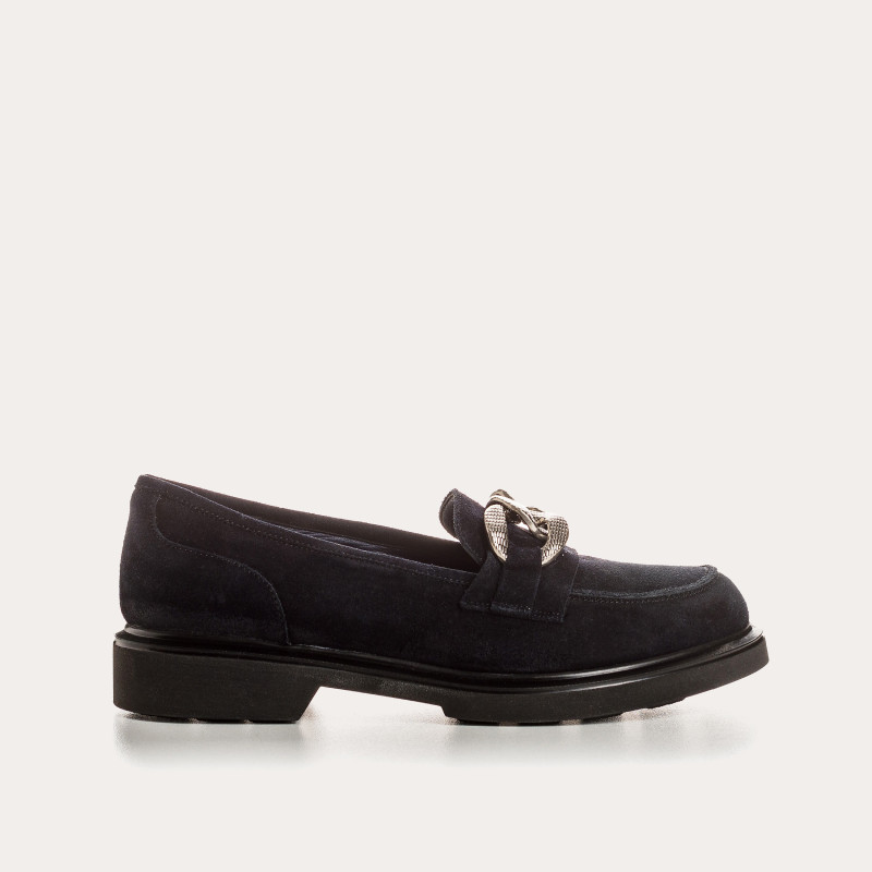 Jaliana leather moccasins Oil - Elegance & Comfort | Reqins