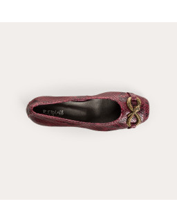 Koko Python Heel Ballerinas | Reqins