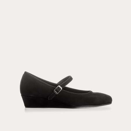 Compensated Ballerinas Octavies Velvet Leather - Elegance & Comfort | Reqins