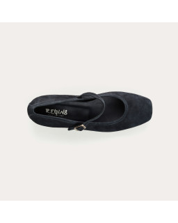 Compensated Ballerinas Octavies Velvet Leather - Elegance & Comfort | Reqins