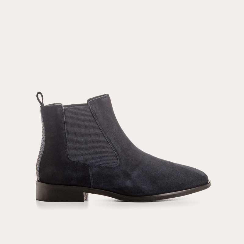 Boots Zellie en cuir velours – Élégance et confort | Reqins