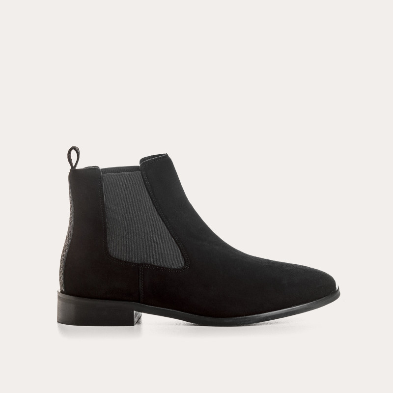 Zellie Velvet Leather Boots - Elegance and Comfort | Reqins