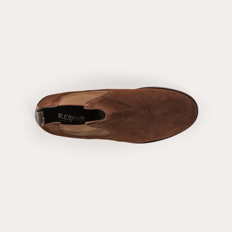 Zellie Velvet Leather Boots - Elegance and Comfort | Reqins