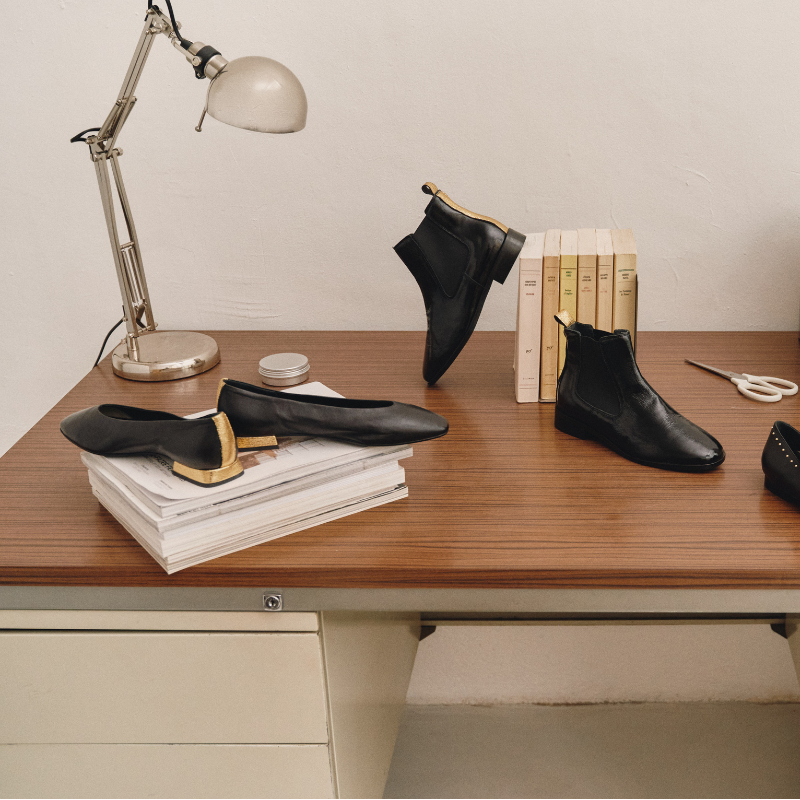 Boots femme en cuir effet craquelé – Modèle Zellie | Reqins