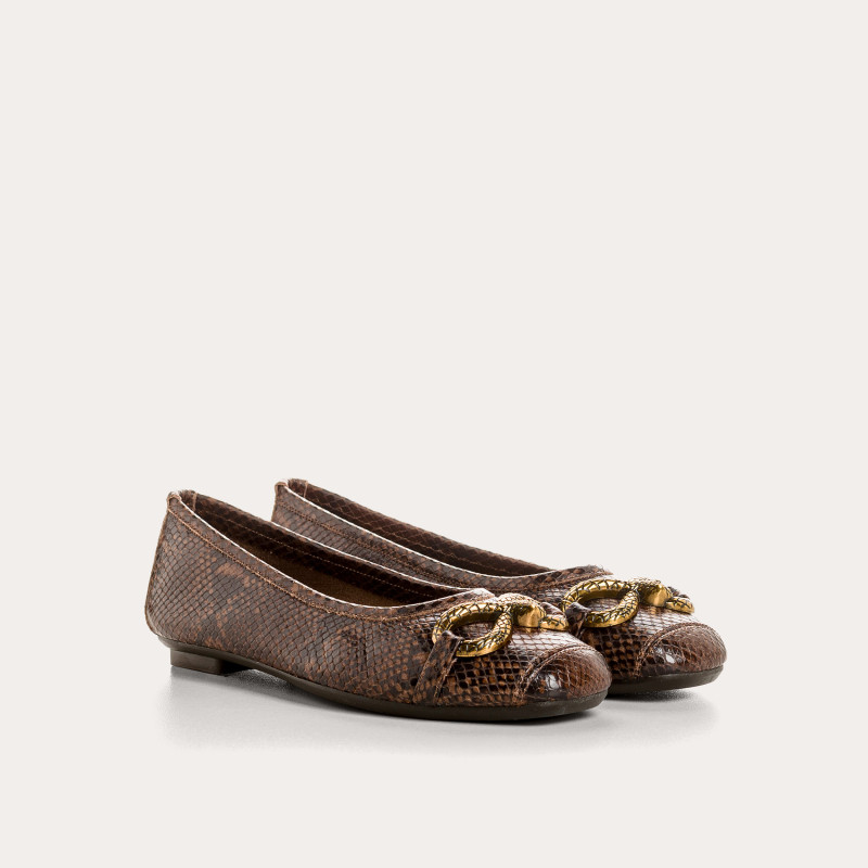Ballerines Heve python | Reqins