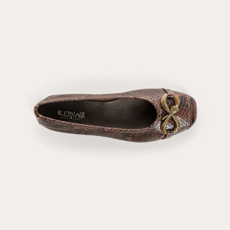 Ballerines Heve python | Reqins