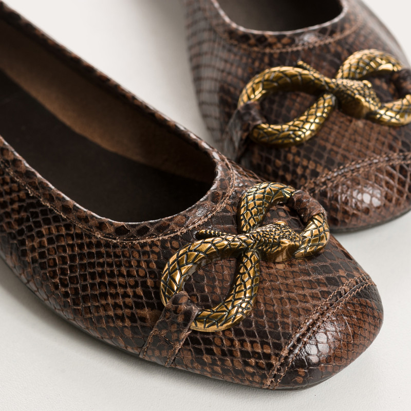 Ballerines Heve python | Reqins