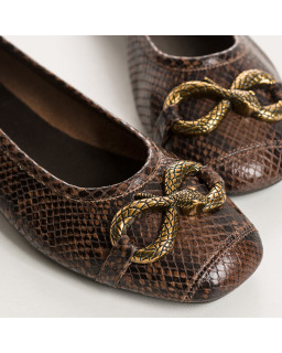 Ballerines Heve python | Reqins