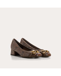 Koko Python Heel Ballerinas | Reqins