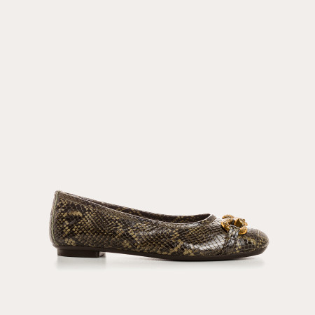 Ballerines Heve python | Reqins