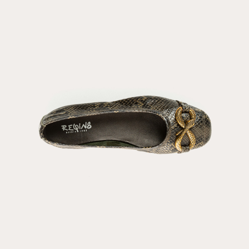 Ballerines Heve python | Reqins