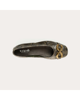 Ballerines Heve python | Reqins