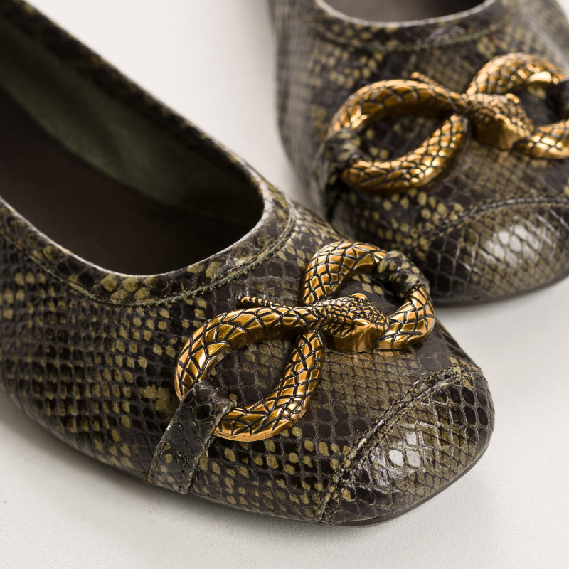 Ballerines Heve python | Reqins