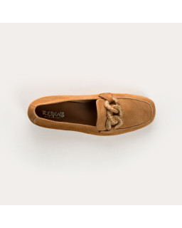 Hamaya moccasins - Women's velvet leather shoes | Reqins