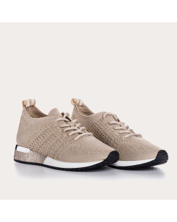 Lace-up sneakers in Iridescent Lycra for Women