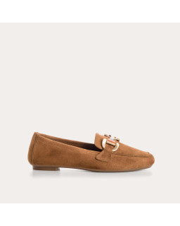 MOCASSINS HEVANO CUIR VELOURS