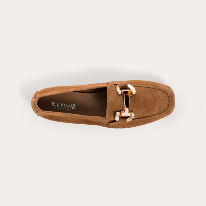 MOCASSINS HEVANO CUIR VELOURS