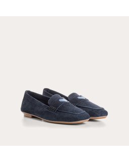 MOCASSINS HYMNIA CUIR VELOURS