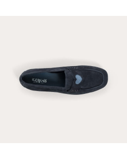 MOCASSINS HYMNIA CUIR VELOURS