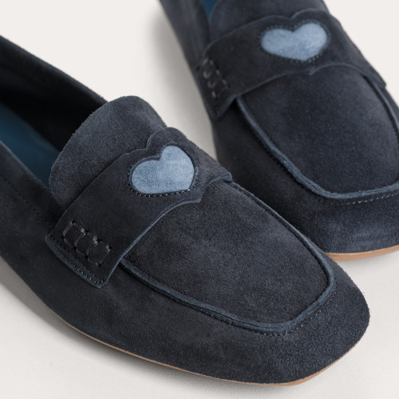 Mooccasins Hymnia velvet leather