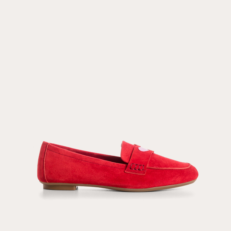 MOCASSINS HYMNIA CUIR VELOURS