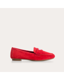 MOCASSINS HYMNIA CUIR VELOURS