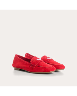 MOCASSINS HYMNIA CUIR VELOURS
