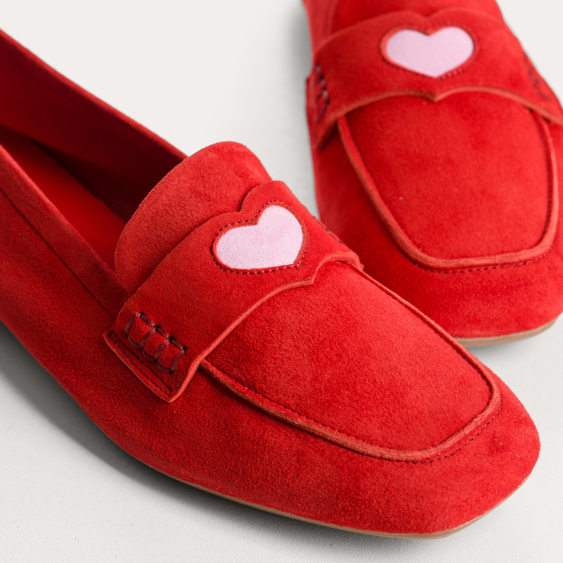 Mooccasins Hymnia velvet leather