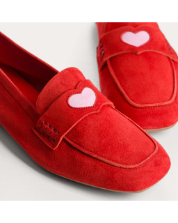 Mooccasins Hymnia velvet leather
