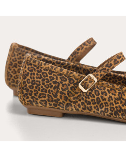 Babies honor Velvet leather mini leopard