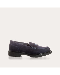 Velvet leather jack moccasins